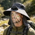 thumbnail image 6 of Solar Fan Hat Men's, UPF 50+ Sun Protection Hat with Built-in Cooling Fan, Solar Powered Outdoor Hat for Hiking Fishing Gardening, Adjustable Lightweight Sunshade Hat, 6 of 9