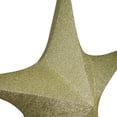thumbnail image 4 of Northlight Foldable Tinsel Christmas Star Outdoor Decoration - 44" - Gold Finish, 4 of 4