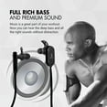 thumbnail image 5 of Neojdx Wingz Bluetooth Headphones, Wireless Sports Earphones w/ Mic IPX5 Waterproof HD Stereo Earbuds 6 Hour Battery Noise Cancelling Headsets, 5 of 7