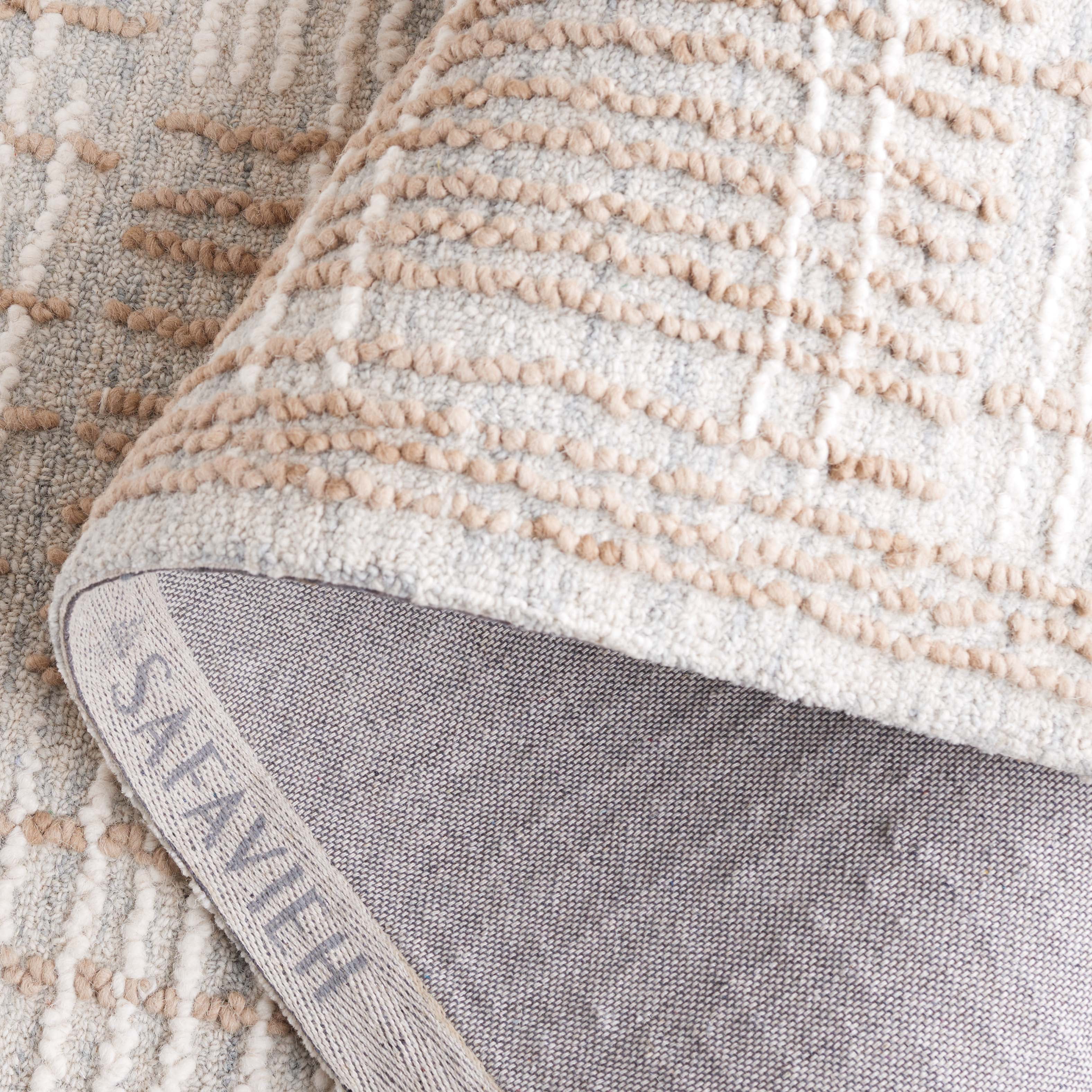 Safavieh Abstract Milan Striped Area Rug, Sage/Taupe, 6' x 6' Square