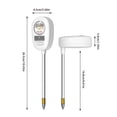 thumbnail image 3 of Four in One Soil Detector PH Light Intensity/humidity/nutrient Soil Pot Detector Rotating 90, 3 of 5