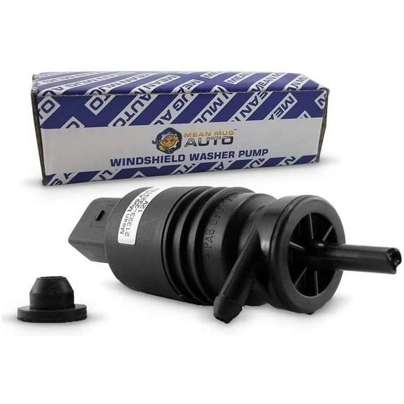 Mean Mug Auto 21323-232316B Windshield Washer Pump w/ Grommet - For: BMW, Mercedes-Benz - Replaces OEM Number: 67128362154, 67128377612