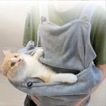 thumbnail image 2 of Cat Clothes Cat Cuddle Artifact Anti-Stick Fur Apron with Holes, 2 of 4