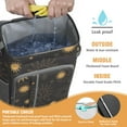 thumbnail image 2 of Gothic Celestial Insulated Cooler Backpack - 20L Leakproof Soft Cooler Bag for Camping, Beach & Picnic with Sun & Moon Print, 2 of 6