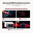 thumbnail image 5 of AV Access Docking Station KVM Switch 2 Monitors 2 Laptops, 4K KVM Switch Dual Monitor, 100W PD for Each PC, 1G Ethernet, EDID Emulation, Ideal for Home Office & Gaming(KD-E20), 5 of 9