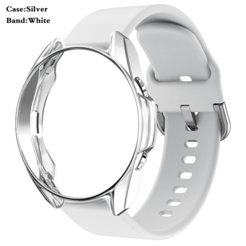 Samsung Galaxy Watch 4 Silicone Watch Band Strap with Free Case( 40mm