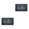 thumbnail image 2 of Inteprter Door Mat Mats Doormats Front Entrance Outdoor & Door Mats 45x70cm Indoor Gray estilo A 2Conjunto, 2 of 6