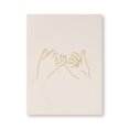 thumbnail image 3 of Pinky Swear One Line Drawing Art Print Minimalist Couple Love Decor Modern Wall Art Canvas Painting Poster Dormitorio Decoración del hogar, 3 of 5