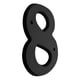 thumbnail image 4 of Hy-Ko Products 30208 Número de casa de plástico 8 (OCHO) 6 pulgadas de alto, negro, 1 pieza, 4 of 5