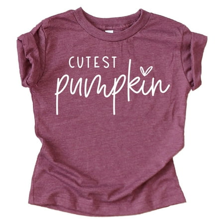 

Cutest Pumpkin Heart Shirts and Bodysuits for Infant Baby and Toddler Girls and Boys Vintage Burgundy Shirt 2T