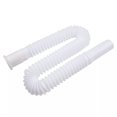 TUMALL Flexible Bathroom Waste Pipe Rustproof White Pipe 32mm Diameter