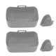 thumbnail image 4 of Olla De Silicona Para Freidora, Cesta De Silicona Para Freidora Rectangular Resistente Al Calor De Grado Alimenticio 2Set Para El Hogar, 4 of 8