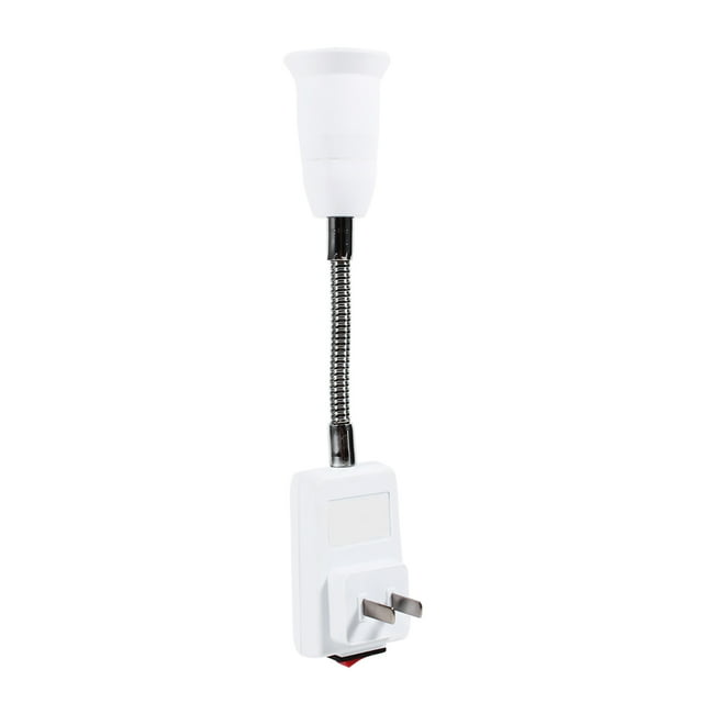 Convertidor A Granel Ajustable E27, Adaptador de Portalámparas Popar Para Lámpara de Mesa, Focos de Pared, Luces de Escritorio, Luz Muy Popular e interruptor de Enchufe Delicado