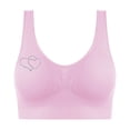 thumbnail image 1 of Bra for Women, Traceless Seamless One-Piece No-Steel-Ring Breathable Gathered Underwire-Free Design with Removable Padding and Wide Shoulder Straps, 1 of 6