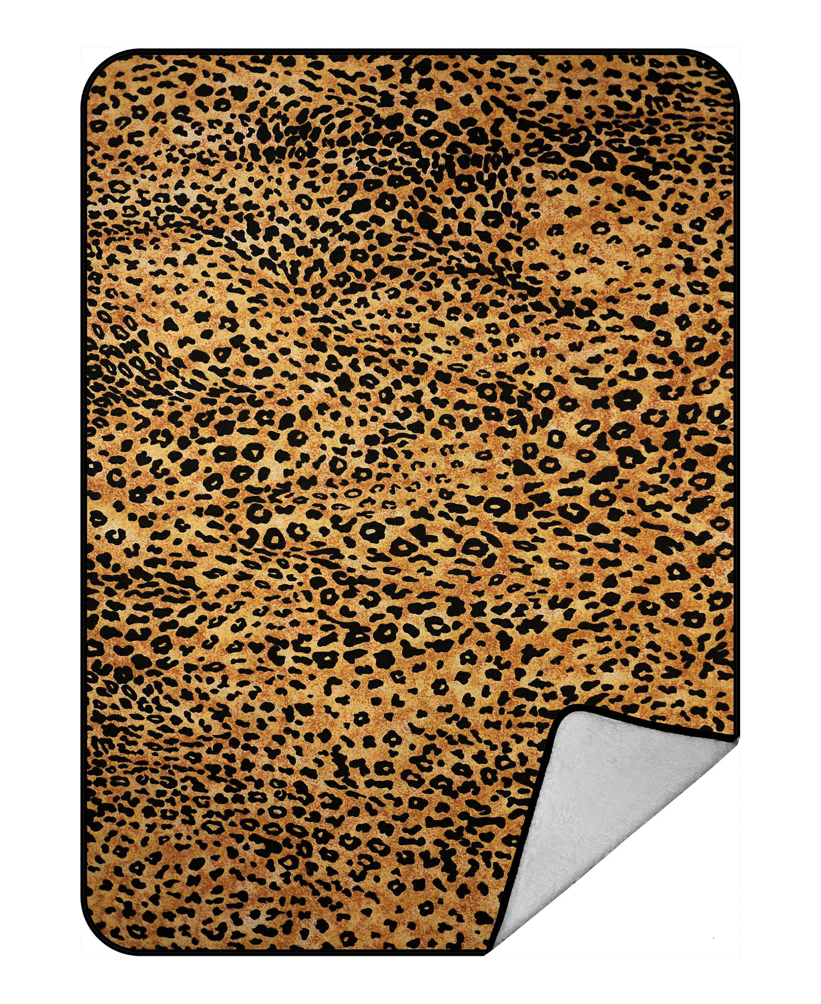 ECZJNT Animal Print Background Throw Blanket Fleece Blankets Plush