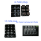 thumbnail image 5 of Suministros de jardinería Caja de vivero de 6 agujeros y 12 agujeros Bandeja de vivero Caja de vivero familiar Juego de tres piezas, 5 of 5