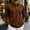 Coffee #011, variant on Men's Long Sleeve Polo Shirt, Classic Lapel 3 Button Solid Color Casual Pullover, Lightweight Business Daily Golf Top Yellow 3XL