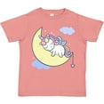 thumbnail image 3 of Inktastic Unicorn Moon Girls Toddler T-Shirt, 3 of 5