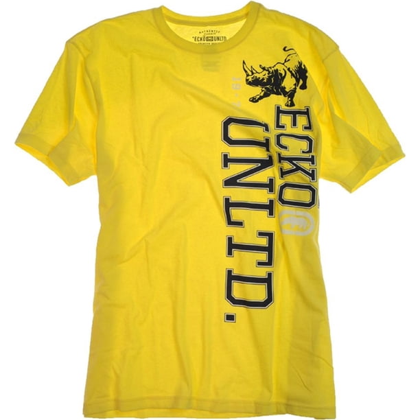 Ecko Unltd. Camiseta con gráfico Topper Core para hombre, amarillo, XX-Large