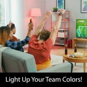 Great Value LED Light Bulb, 7.5 W (60 W Equivalent), A19, E26 Medium Base, Non-Dimmable, Red, 2-Pack