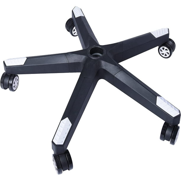 28 inch Nylon Gaming Chair Base Replacement with 5 Casters, Heavy Duty