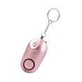thumbnail image 3 of Llavero de alarma de seguridad Alarma de sonido de autodefensa de emergencia con luz LED para mujeres, niños, ancianos, rosa dorado Inevent EL001042-04, 3 of 7
