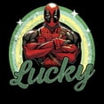 thumbnail image 2 of Men's Marvel: Deadpool Lucky Pose  Graphic T-Shirt, 2 of 5