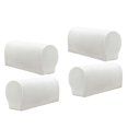 thumbnail image 1 of 2 pares de fundas protectoras para reposabrazos de sofá, antideslizantes, para muebles Blanco, 1 of 8