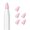 Pink, variant on 5Pcs Silicone Pencil Replacement Tip Quiet Paper Nibs Drawing & Writing Noise Reducing Pen Tip Case for Pencil 3