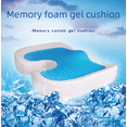 thumbnail image 3 of Cojín de espuma viscoelástica para verano, cojín de gel de rebote lento para coche, oficina, en forma de U, para embarazadas, para caderas, 3 of 5