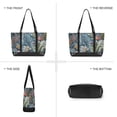 thumbnail image 6 of FORMRS Canvas Laptop Tote Bag for Women with 15.6" Computer Compartments Shoulder Handbag, Sea Plants Pattern, 6 of 7