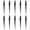 Black, variant on 10pcs Soft Fishing Lures 10cm 3g Artificial Loach Baits for Trout Swimbait Fishing Lures Fishing Baits