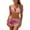 C-Red137, variant on DHFJKG Floral Print Women Swimsuit Bikini Set With Mesh Skirts 3 Piece Beach Outfits Halter Side Tie Triangle Top Thong Bottoms Stylish Beachwear