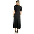 thumbnail image 3 of 24/7 Comfort Apparel Women's Casual Maxi Dress, 3 of 4
