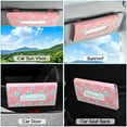 thumbnail image 4 of OTOSTAR Mask Holder for Car, Polyester Car Visor Tissue Box Holder, Auto Napkin Box Holder Backseat Paper Towel Box (Daisy), 4 of 7