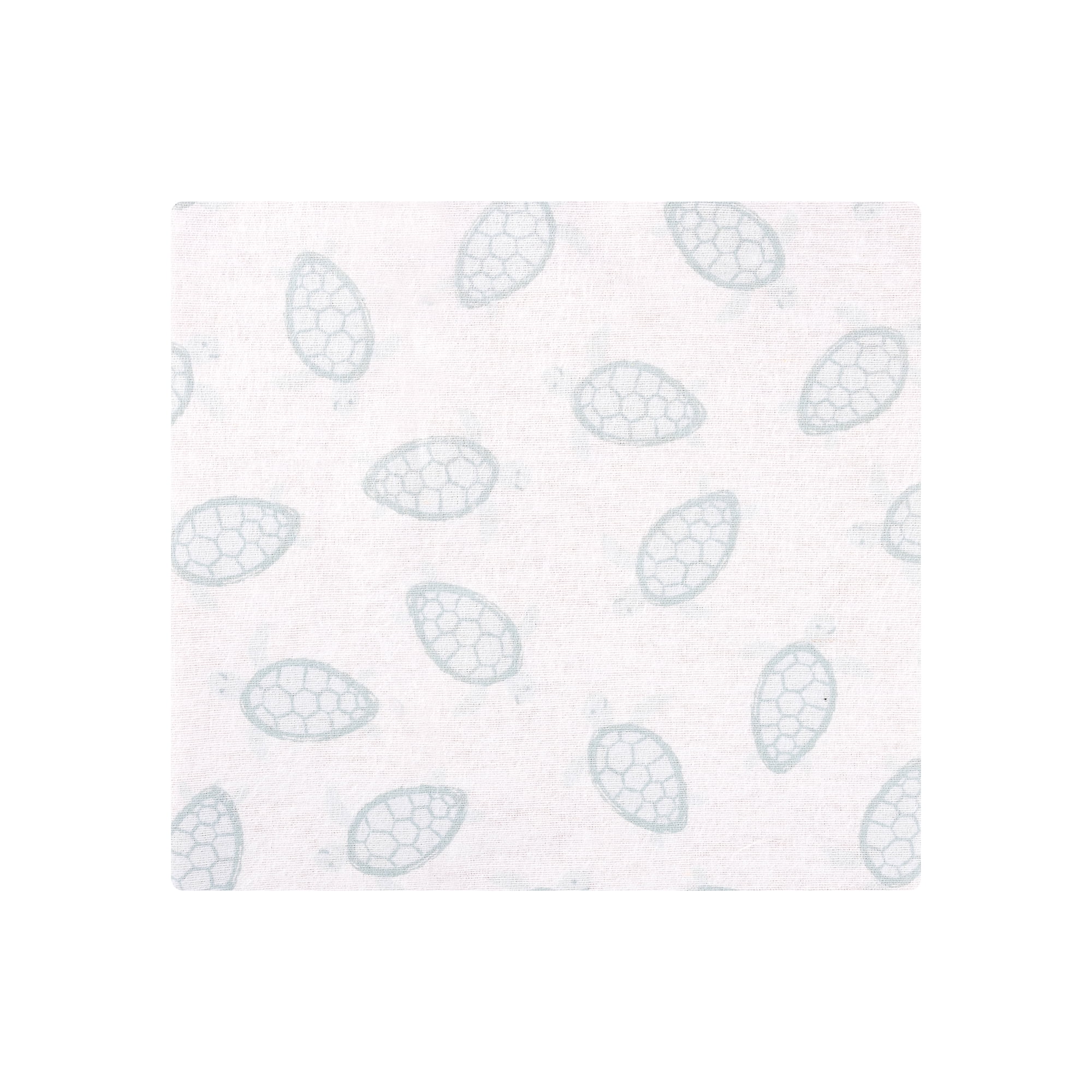 Hudson Baby Cotton Flannel Receiving Blankets 4-Pack, Little Sea Turtle , One Size