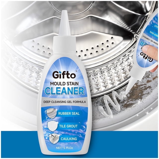 Gel Eliminador de Moho Gifto | Baño, Lavadora, Lechada | 5 fl oz | Adultos