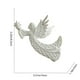 thumbnail image 3 of Adorno Colgante Blanco Irregular con Purpurina para Árbol de Navidad, Decoración Navideña, Hogar, Tienda, Escaparate., 3 of 6