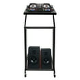 thumbnail image 5 of 16U Rack Mount Mixer Case Stand Studio Equipment Cart Stage Amp DJ Adjustable, 5 of 12