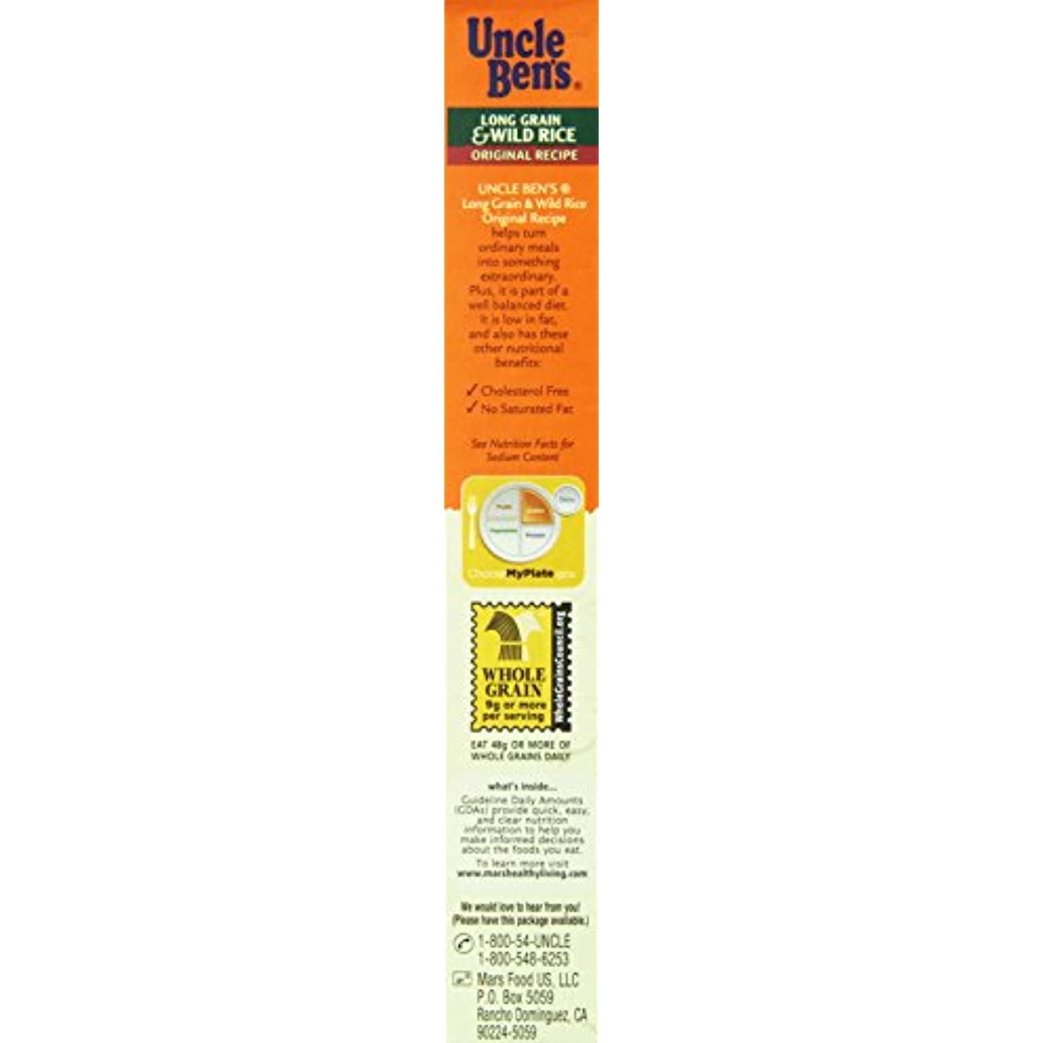 Buy Uncle Bens Long Grain And Wild Rice Original Recipe Value Pack, 6 ...
