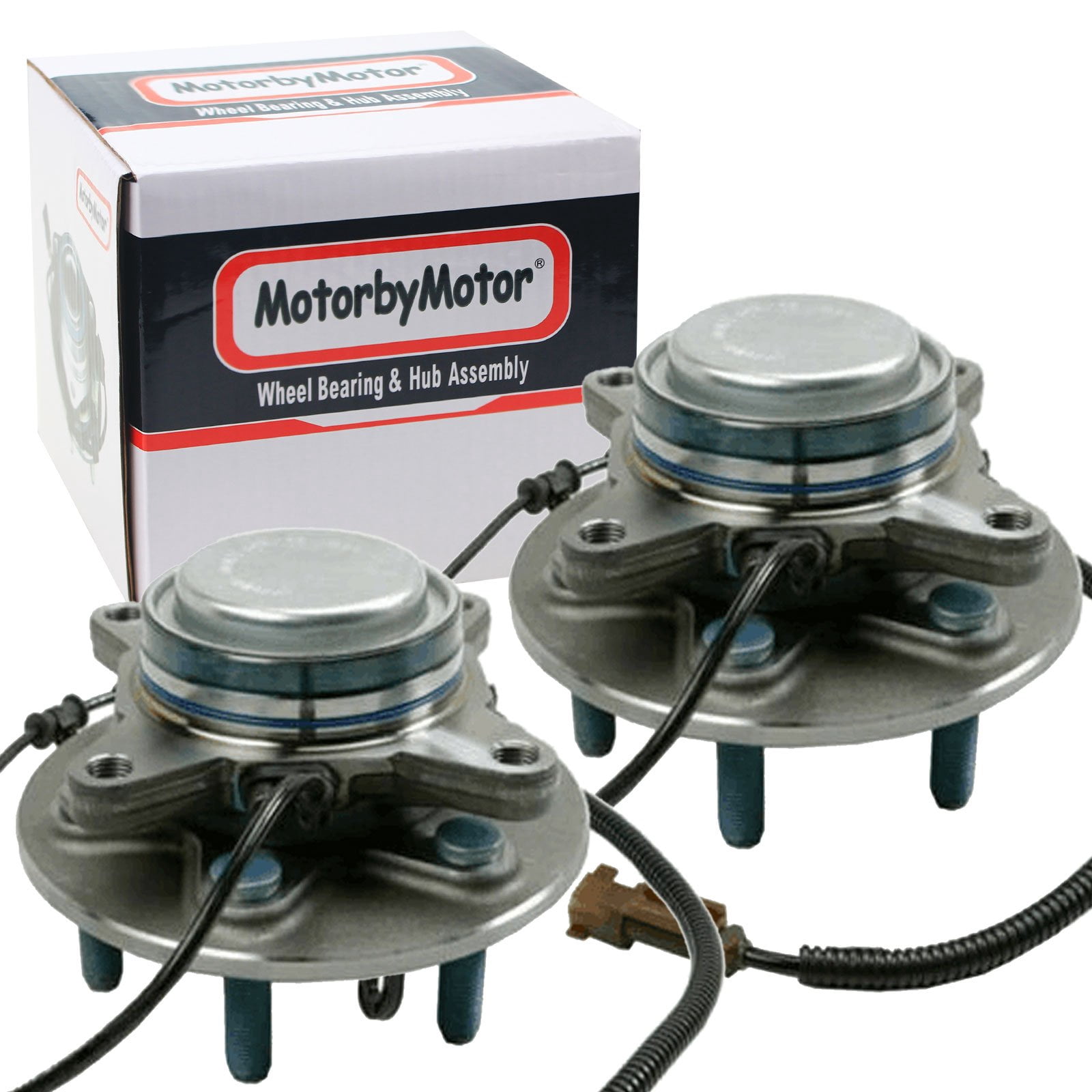MotorbyMotor (2WD) Front Wheel Bearing Hub Assembly Fit 2015 2016 2017 Ford F-150 Hub Bearing(2 Pack) w/6 Lugs, RWD-515170