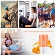 thumbnail image 2 of Geek Chef 10 Onces Bouteille de Mélangeur Portable Rechargeable avec Câble USB, Orange, 2 of 7