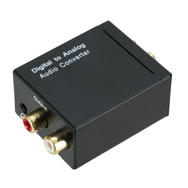 3 5mm Digital To Analog Audio Converter Optical Fiber Coaxial Signal To