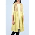 thumbnail image 1 of Princess Girl's woven tops Lemon Yellow, 1 of 5