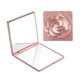 thumbnail image 1 of Espejo de maquillaje plegable portátil, estilo vintage rosa, de doble cara, de alta claridad, para hombre y mujer, de bolsillo, para viaje, de mano, cuadrado., 1 of 8