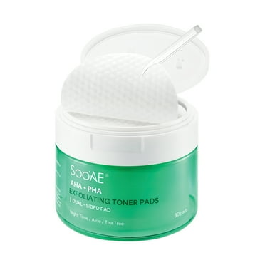 Soo'AE AHA   PHA Exfoliating Toner Pads (30 Counts)
