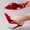 Red, variant on 2026 Women's Water Diamond High Heels Pointed Party Dance Party Wedding Wedding Strap Dew Heel Sandals For Versatile Banquet Shoes