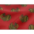 thumbnail image 4 of oneOone Viscose Jersey Fabric Fish Block Print Fabric BTY 60 Inch Wide, 4 of 5