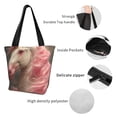 thumbnail image 4 of Disketp Haired White Horse Bolsa de Hombro Casual para Mujer, Bolso Cruzado para Compras, Viajes y Uso Diario, 4 of 6