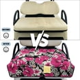 thumbnail image 6 of Yuyamidu Pink Hibiscus Golf Cart Seat Covers with Pockets, Tropical Golf Cart Seat Towel Blanket Accessories for Club Car and More 2-Person Seat Golf Cart, 6 of 8